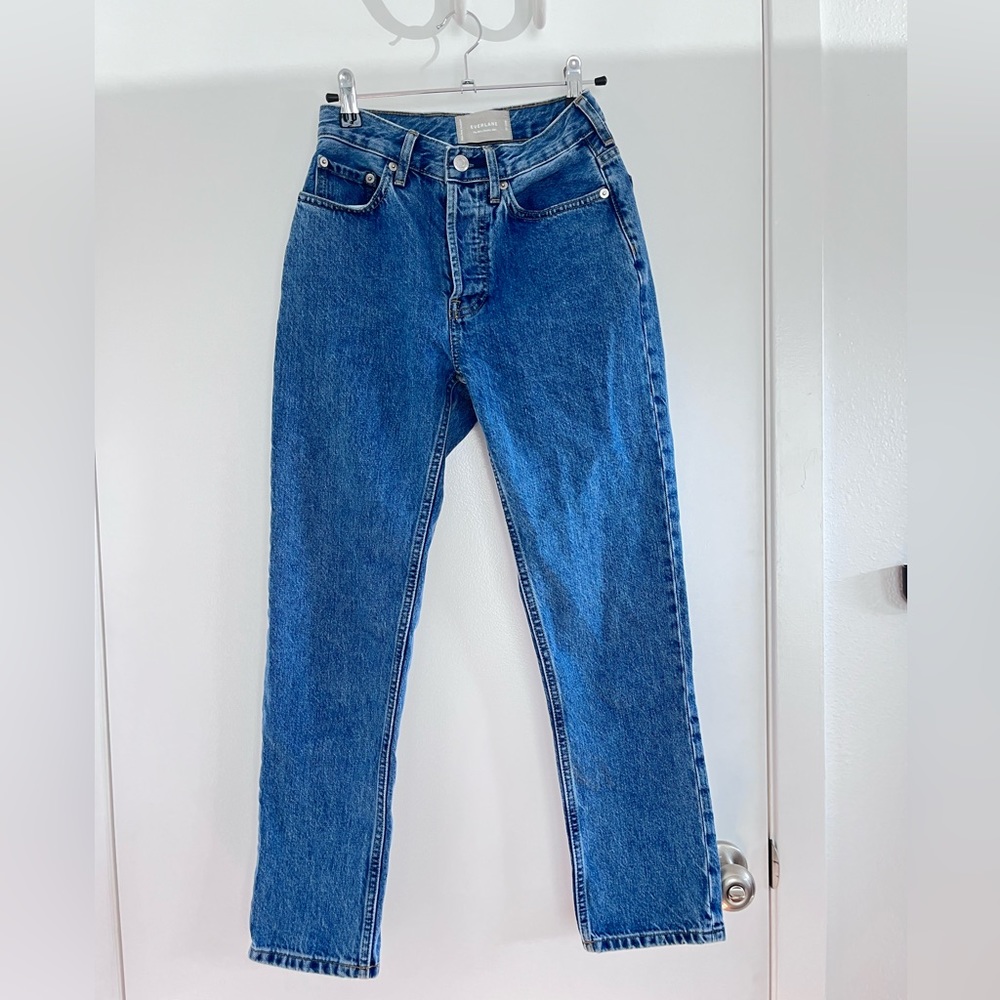 Everlane 90s Cheeky Jean - Crop - Medium Blue Wash